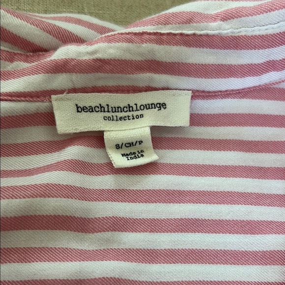 Pink Striped Button-Up Shirt - Picture 3 of 3